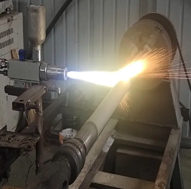 Revestimento de soldagem por spray de carboneto de tungst&ecirc;nio Ni60 para reparo de haste