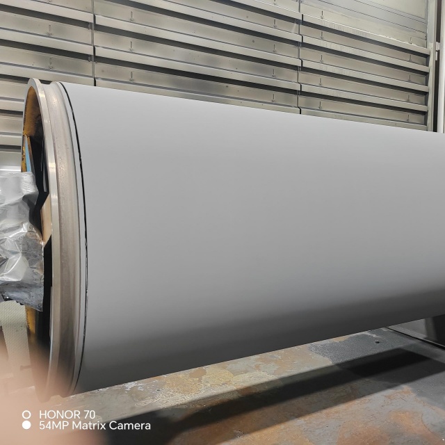  Fabricação de cilindro secador anticorrosivo para indústria de papel