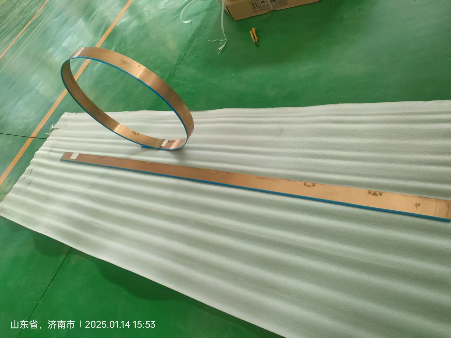 Raspador de papel de liga de cobre de alta qualidade Raspador de bronze de fósforo usando para secar peças de cilindro 